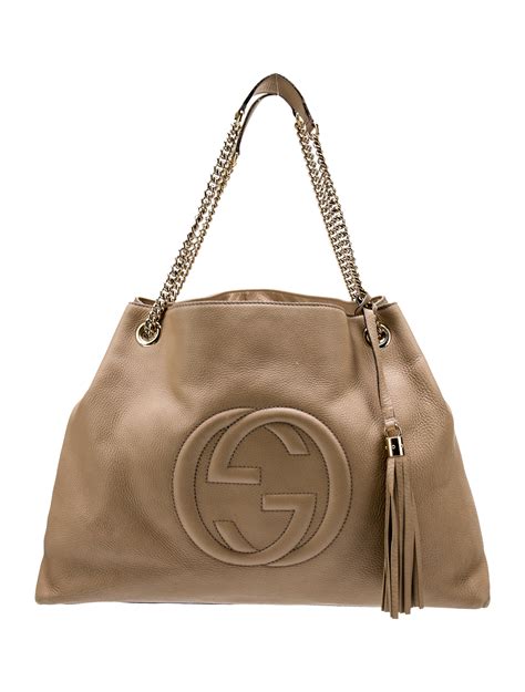 gucci soho tote small|gucci large soho tote.